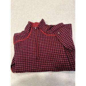 Smartwool merino wool 1/4 long sleeve top women Large